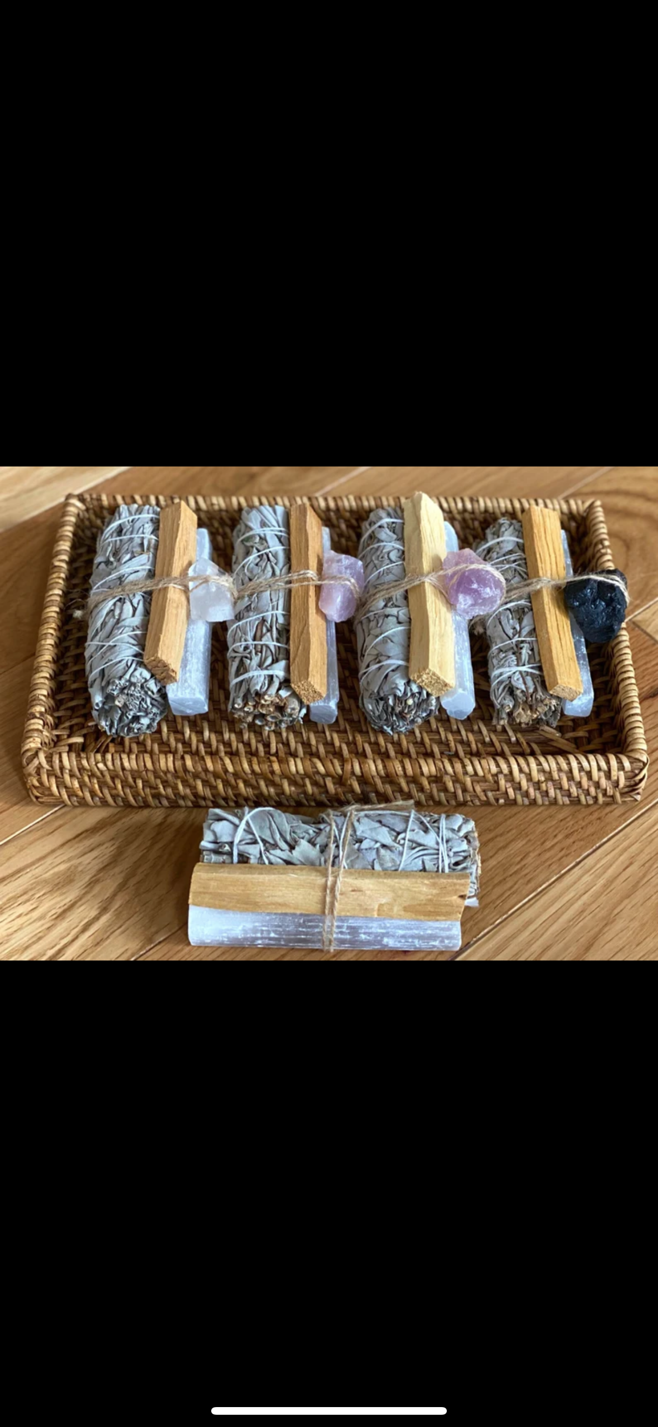 Sage, Palo Santo & Crystal Bundle