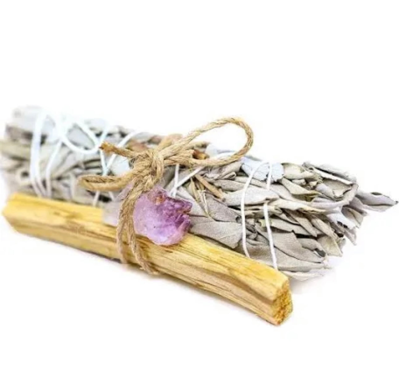 Sage, Palo Santo & Crystal Bundle